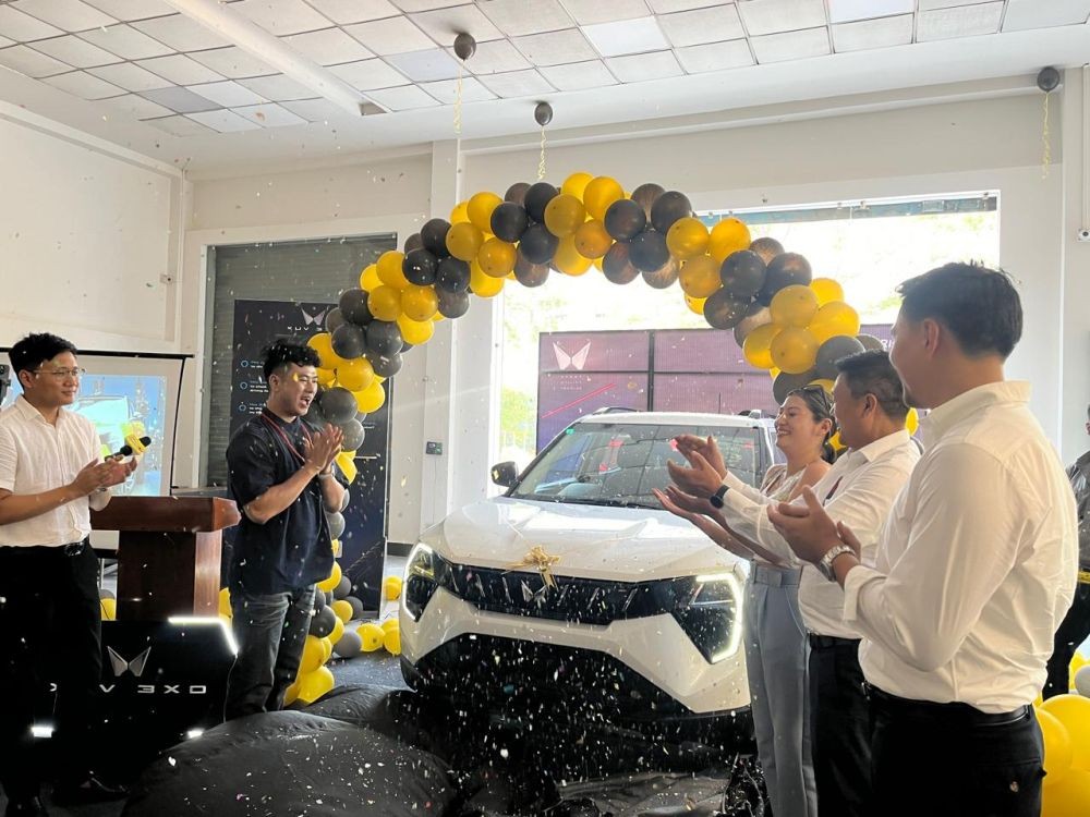 The all new Mahindra XUV 3XO was officially launched at Apex Motor Enterprise, located at Walford Dimapur on May 15. (Morung Photo)